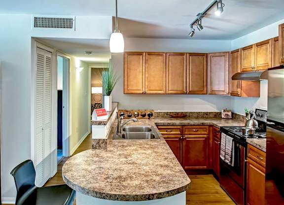 Granite Counter Tops In Kitchen at The Crest at Princeton Meadows, New Jersey