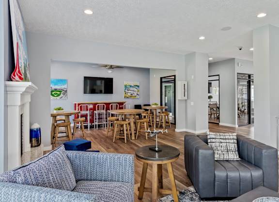 Large clubhouse for resident use at The Villages of Florence and Weaver Mill