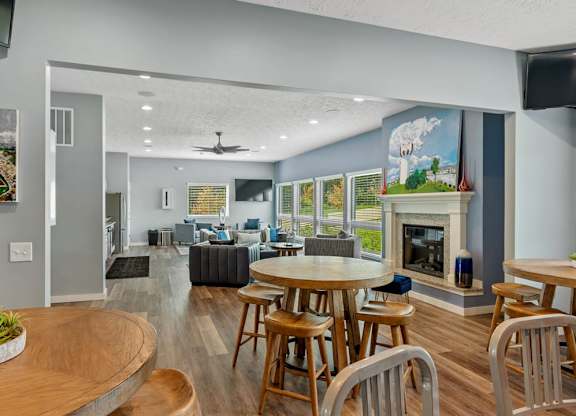 Large clubhouse amenity at a private rental community in Florence, KY