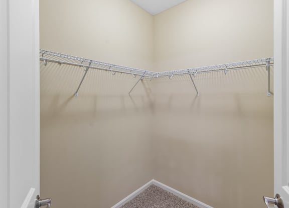 Large closets at The Villages of Florence and Weaver Mill