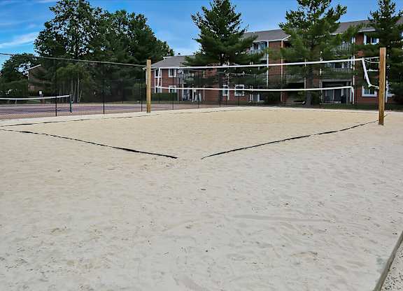 Sand Volleyball Court at The Crest at Princeton Meadows, Plainsboro, New Jersey