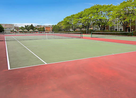 Tennis court at The Crest at Princeton Meadows, Plainsboro, 08536