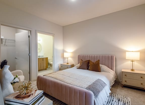 Master Bedroom with Bathroom Ensuite at The Botanic, Carteret, New Jersey