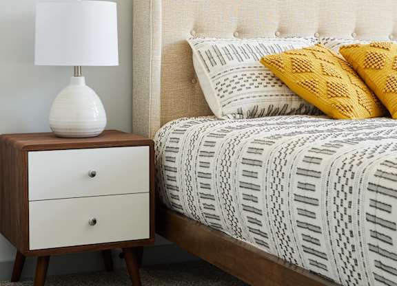 Bedroom at Seacoast Residences Apartments, Oakland, ME, 03904
