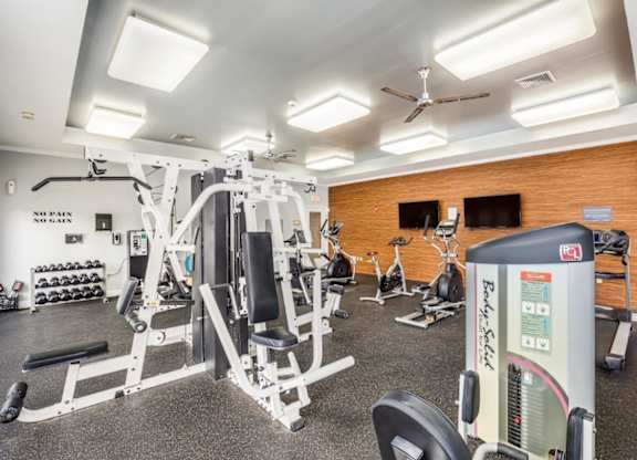 Fitness Center With Updated Equipment at Ashford Crossing, Shrewsbury, MA