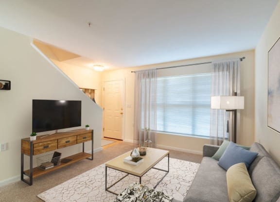 Modern Living Room at Windsor Terrace, Hooksett, 03106