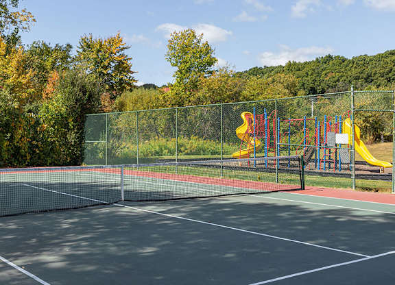 Tennis Court View at Ashford Crossing, Shrewsbury, Massachusetts