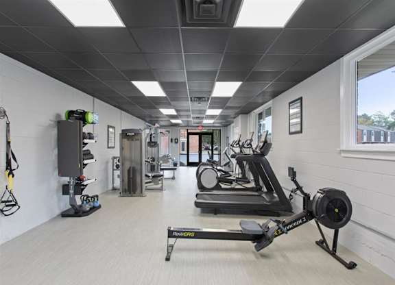 our state of the art fitness center is open to the community at The Lawton Townhomes, Virginia