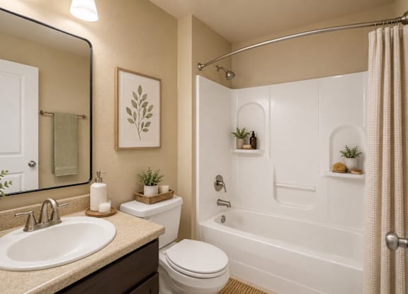 A bathroom with a white toilet and sink.