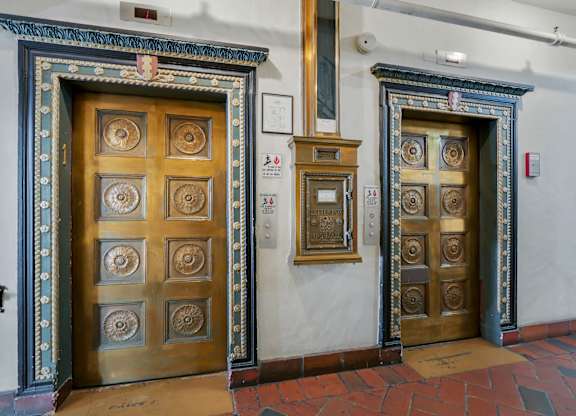 Elevator at The Langham Apartments, Los Angeles, CA