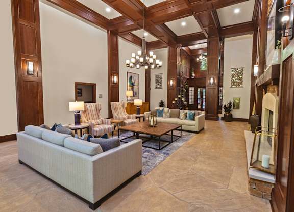 Clubhouse with Wooden Accents at The Estates at Ballantyne, Charlotte, North Carolina, 28277