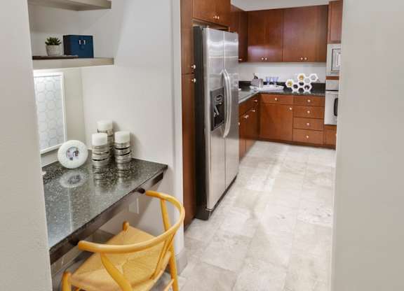 View of the Kitchen from the Living Area at The Estates at Ballantyne, Charlotte, NC, 28277