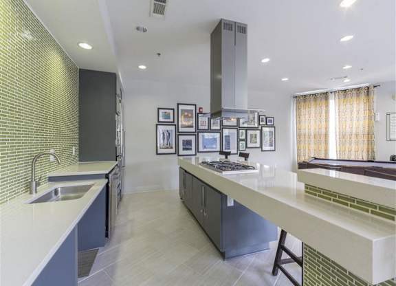 Island Countertops at Glenwood Park Lofts, Atlanta, Georgia