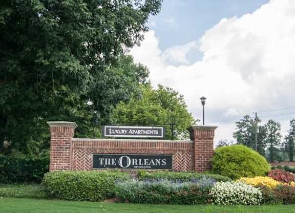 The Orleans entrance at The Orleans of Decatur, Decatur, Georgia