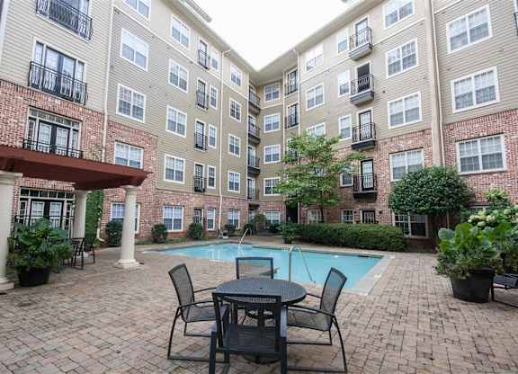 Swimming Pool With Lounge Chairs at The Orleans of Decatur, Georgia, 30033