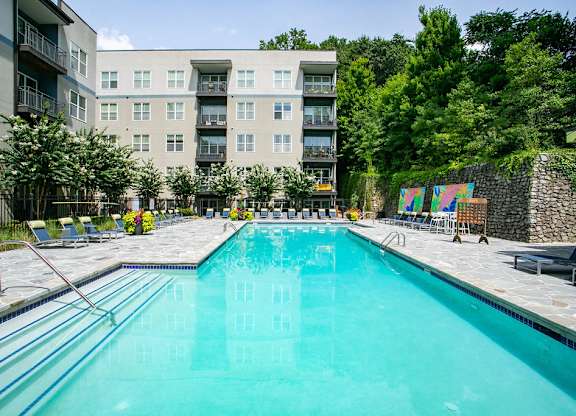 Pool View at Glenwood Park Lofts, Atlanta, GA
