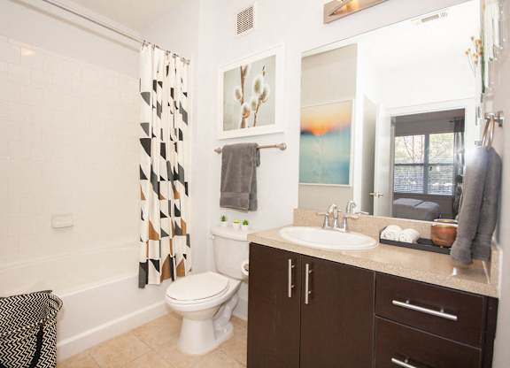 Bathroom at Glenwood Park Lofts, Atlanta