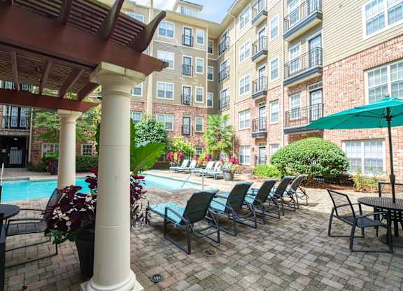 Pool Deck at The Orleans of Decatur, Georgia