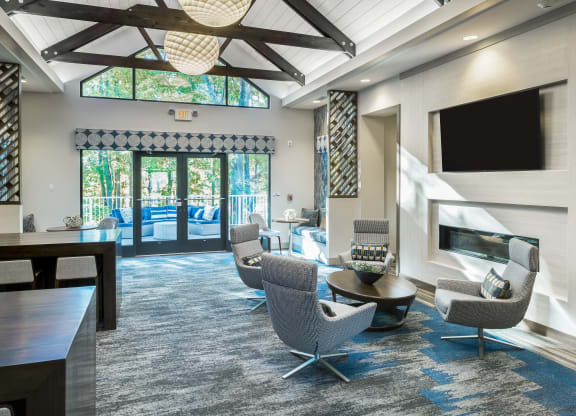 Great Room Clubhouse at The Residences at Crosstree, Freeport, ME