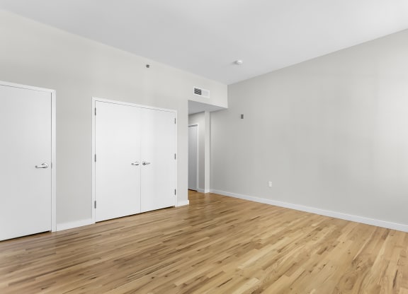 a living room at 1188 Lofts, Bridgeport, CT