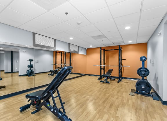 a gym at 1188 Lofts, Connecticut, 06604