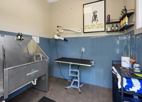 Pet wash station at The Beacon at Gateway Apartments, Scarborough, ME, 04074