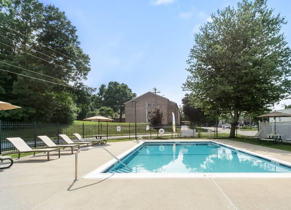 the swimming pool at our apartments at Rose Hill Estates, Connecticut