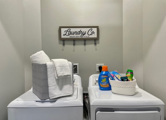 Laundry at The Residences at Crosstree, Freeport, ME