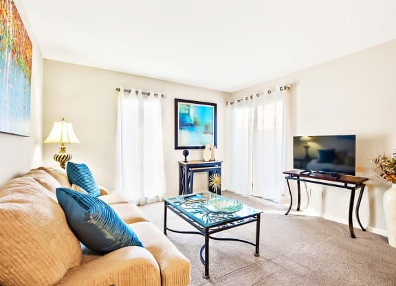 Light and airy living room