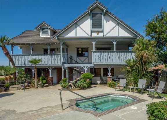 Pool View at Oxford Park Apartments, California
