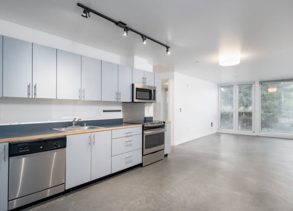 Open Concept Kitchen at 19th & Mercer, Seattle