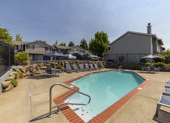 Pool at Arterra Apartments, Kent, Washington