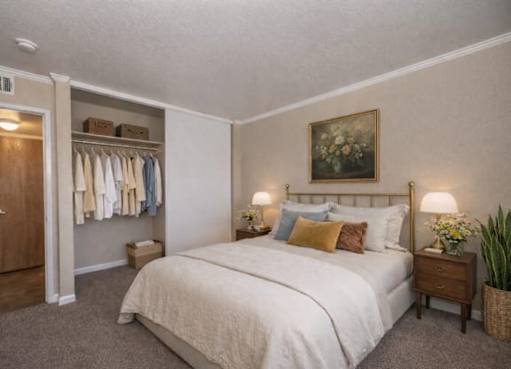 Master Bedroom at Lodi Commons Senior Living, Lodi, CA, 95240