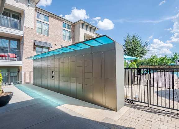 our apartments have a private pool in front of our building at Discovery at Craig Ranch, Texas, 75070