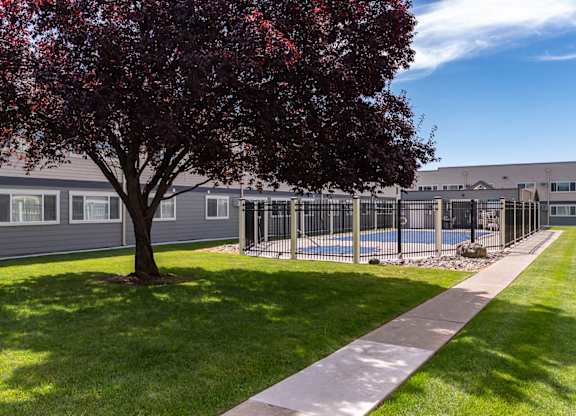 Americana | Outdoor Pool, Exterior Building and Walkway