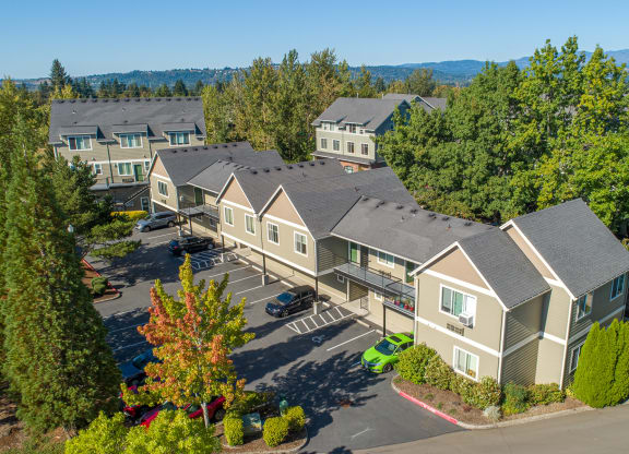 a aerial view of the residences at the estates at spring valley