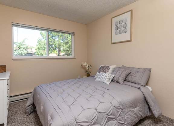 Bedroom 2 with large window