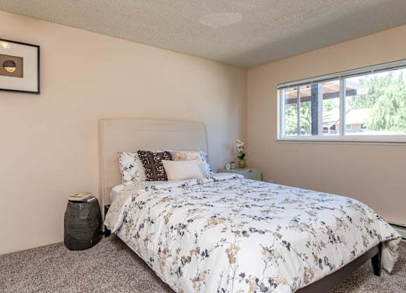 Bedroom 1 with large window