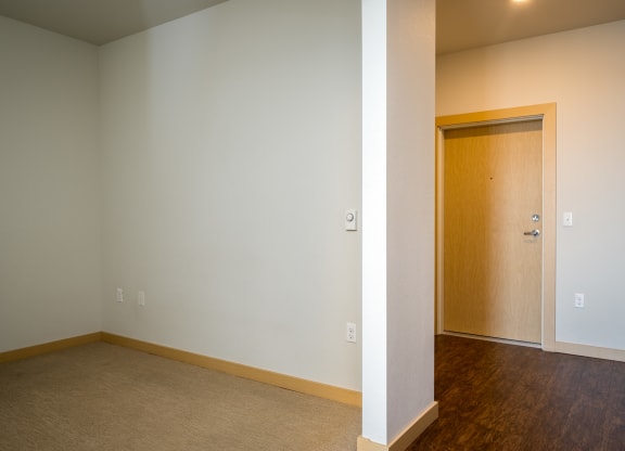 The Waterline Studio Bedroom Space Everett, WA