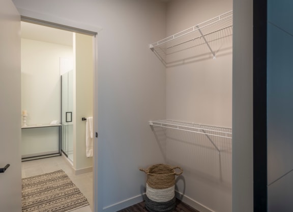 Bathroom With Closet at The Audubon New Haven, New Haven, Connecticut