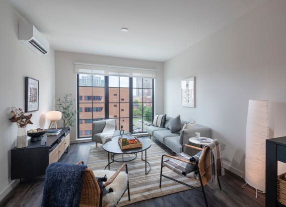 Modern Living Room at The Audubon New Haven, New Haven, Connecticut