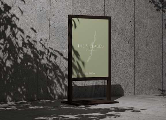 Inviting launching soon poster at The Villages at Saugatuck, Westport