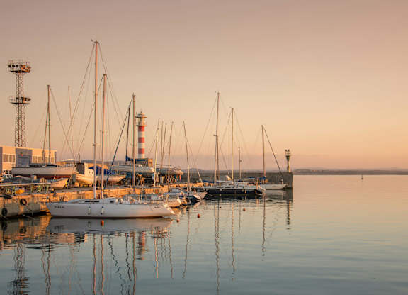 A serene marina at The Villages at Saugatuck, Westport, 06880