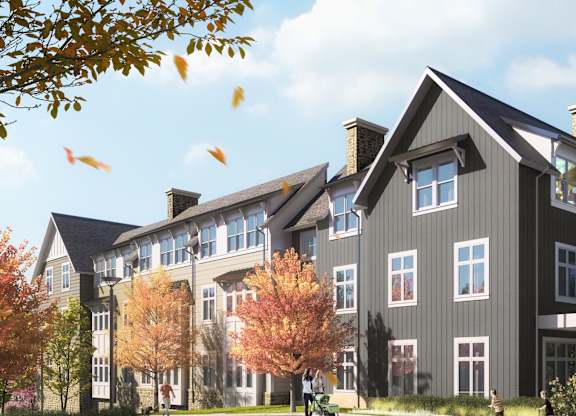 Elegant Exterior View Of Property at The Villages at Saugatuck, Westport, CT, 06880