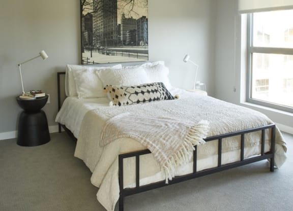Model Bedroom at The Audubon New Haven, New Haven, CT, 06511