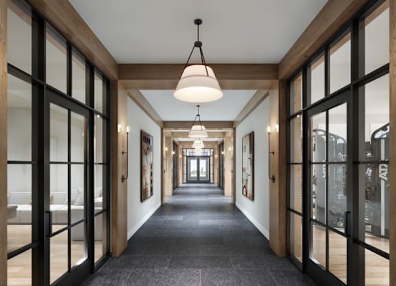 Luxurious Hallway at The Villages at Saugatuck, Connecticut