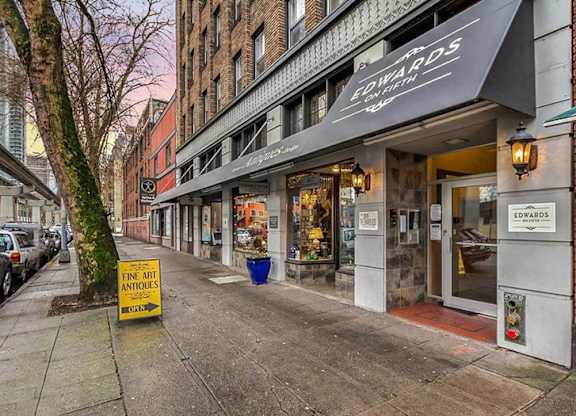 Entrance to Edwards on Fifth in Seattle, WA
