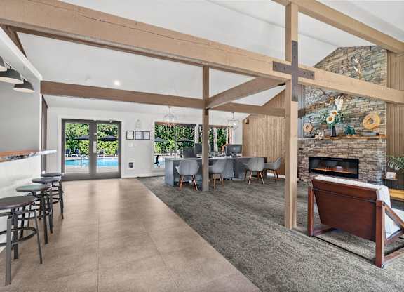 Modern Living Area at Timbre Apartments, Lakewood, WA, 98499