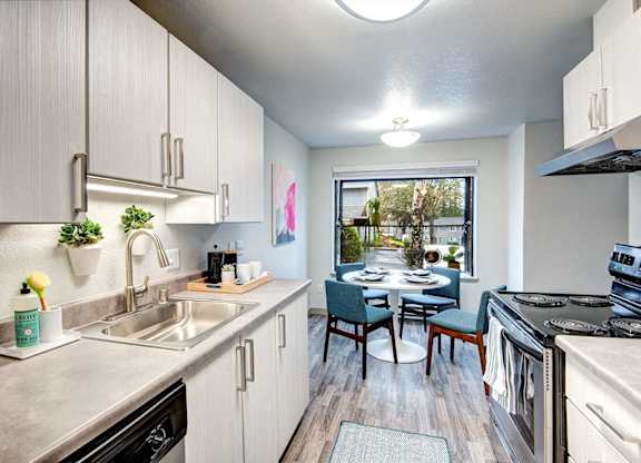 Kitchen And Dining at Inlet View Apartments, Silverdale, WA