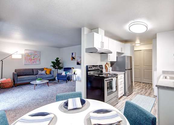 Dining And Kitchen at Inlet View Apartments, Silverdale, 98383